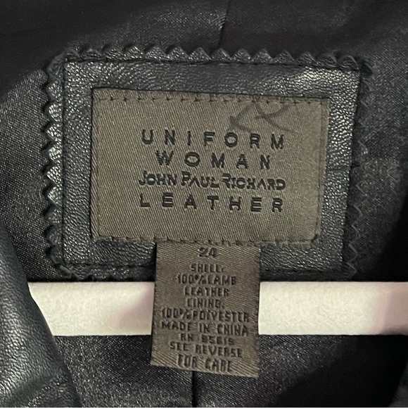 JohnPaulRichard Black Leather Jacket - Picture 3 of 6